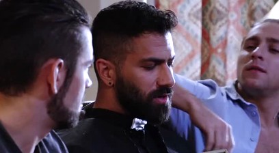 NAKEDSWORD Adam Ramzi Fucked Dante Colle In 3way Hardcore