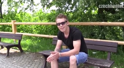 Czech Hunter - Twink Was Chilling in the Park and Craved Some Anal