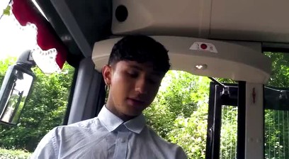 Cute Boy on a bus POV