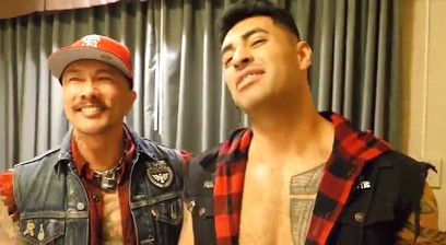 Mirko Kavocs FTM Pussy Gets Dominated By Two Horny Fat Cocks