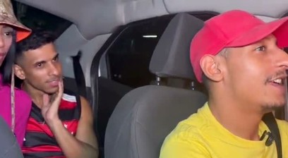 Lewd behavior inside a friend's Uber car.