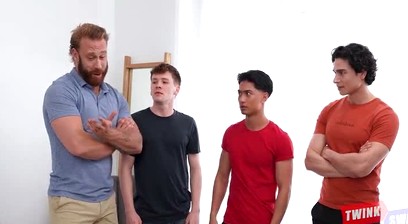 Sneaky Escape Turns Into Steamy Step Dad Swap- Damian Rose, Brogan, Luca Knight, Sebastian Green