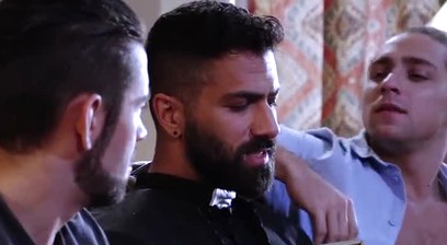 Adam Ramzi Fucked Dante Colle In 3way Hardcore