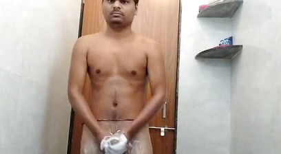 Indian pornstar in bathroom