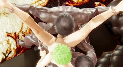 One Piece Yaoi - Zoro in a double anal penetration