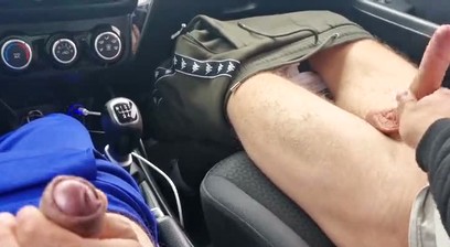 Milky Cum Sissy Femboy, Knows How to Suck His Huge Cock While Fucking