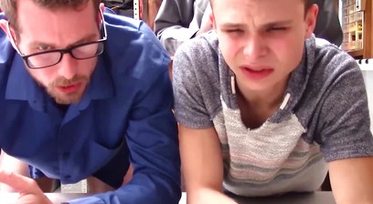 Young delinquents dad sucks officers BBC to free son