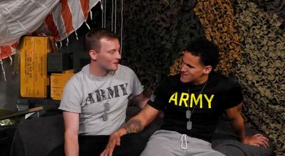 Activeduty - Sexy Sweaty Hot Flip Fuck Between BBC & Jock