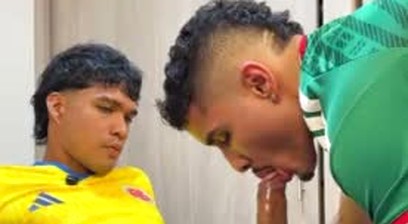 Me folla un vergón después del partido de fútbol