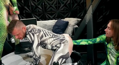Brian Bonds has his ass stretched by Ethan Sinns and Dylan Hawks