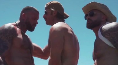 3Some Hot Guys Fucking Outdoor