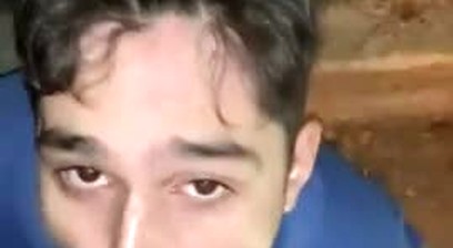 Cute Guy Sucking Cock in Parking Lot