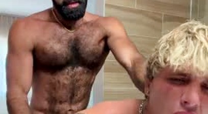 Hairy Daddy Fucks His Stud