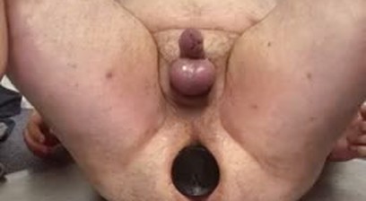 Ben Taylor Fagg0t Chub Bear Solo play with a 10 Inch Buttplug and shoots a load