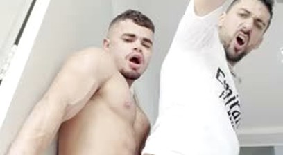 hot twink with thick cock fucks daddy