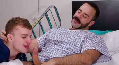 Naughty nurse twink