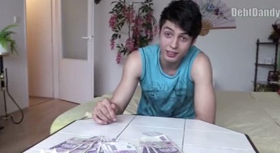 TWINKPOP - He Couldn't Repay The Loan So This Cute Straight Twink Offered Something Much Harder To R