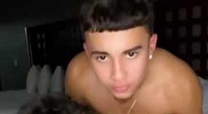 Two beautiful Latino twinks fuck together