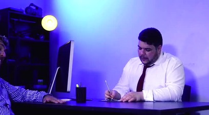 Preview - Boss Uses Intern's Ass to Compare to Rubber Ass (Double Feature Preview Profanus Office