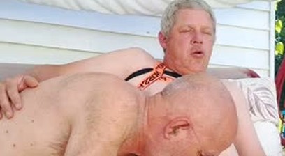 I love dad sucking on my uncut cock