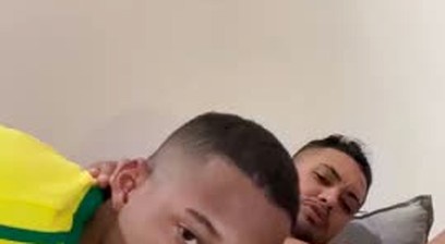 Hot stud fucks beautiful brazilian twink #2
