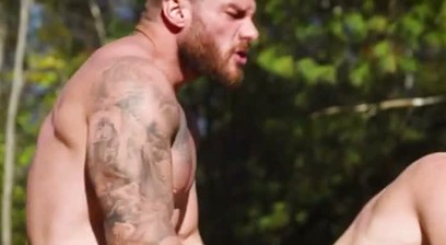 Country Boy sex outdoors