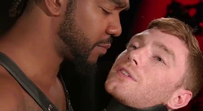 Huge Dom Ace Rockwood Owns Seamus OReilly Gay Bondage Big Dick Blowjob Anal Rough Sex