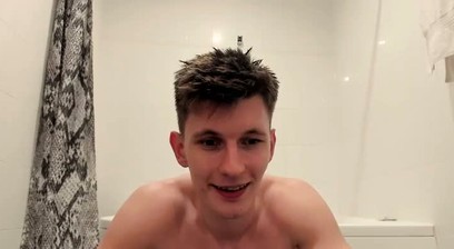 Kevin cums and shower