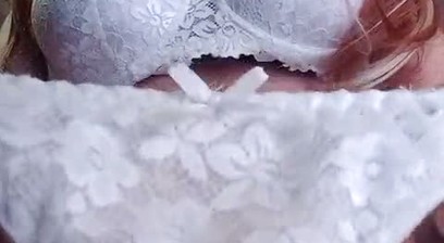 Crazy and hot transvestite masturbating