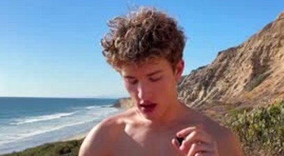 Sean at the beach