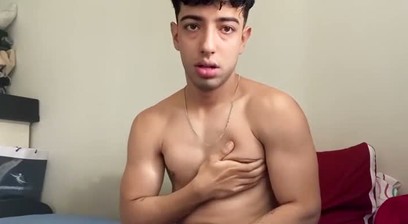 LustForBoys: Henry Lynes Strokes His Thick Uncut Cock And Fingers His Tight Hole