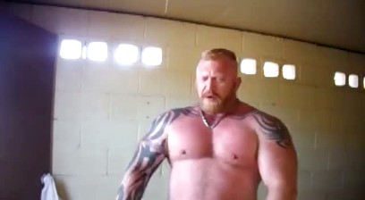 Eric Liebig Flexing and Posing