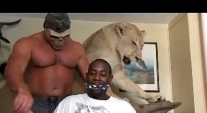 Reggie Sanders Bound and Stripped