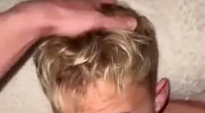 Cute blond twink and daddy