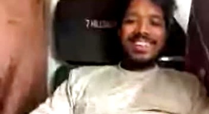 muscle cum in bus