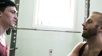 Horny Stepdad Challenges His Stepson to an Arm-Wrestling Match for His Tight Hole