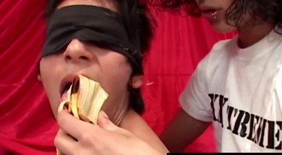 Amateur Latino ass stretched by hung buddy's cock
