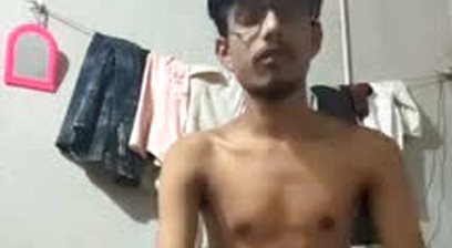 Desi lean boy cum