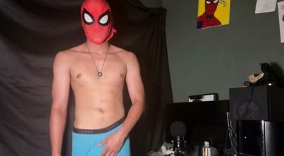 Spider-Man Mask Edging Fantasy: Jerking My Hard Cock for Gwen Stacy Until Miles Morales Ruins My Cum