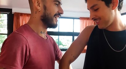 Horny Enrique Mudu and Alberto Chimal fuck relentlessly