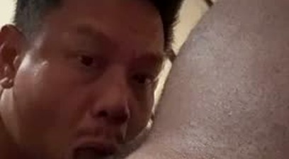 Benjamin Asian slammed and gangbanged