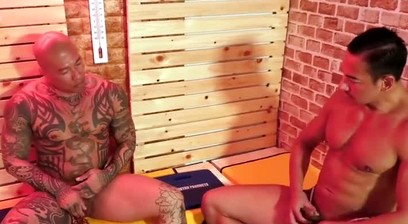 Muscle DILF Damian Dragon Seduces Ryuji Suzuki To Destroy His Asshole