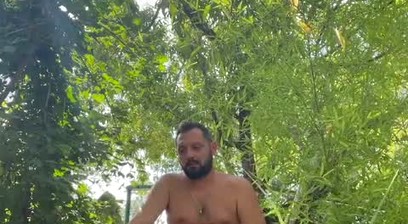 Boy in the woods