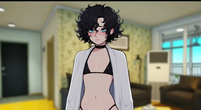 My Femboy Roomate [ GAY Hentai Game ] Ep.4 My Flat MATE is CAUGHT with a DILDO in his ASS during