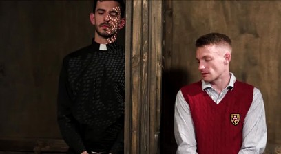 Kyle Harper begs Guy Spencer to bury his holy cock completely inside