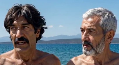 The Italian tourist goes to a beach with the hairy, horny, older farmers, and meets the fisherman