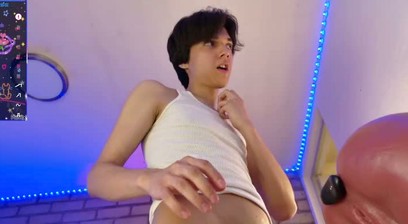 Young Latino Enjoys an Auto Masturbator Then Fucks a Fake Pussy
