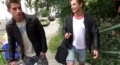 Two smooth lads fuck raw
