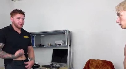 The Muscle Guard Exploited The Nervous Photographer's Legal Ignorance And Bred His Ass Raw
