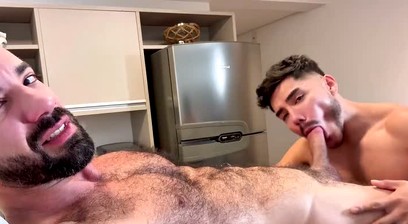 Hot Hunk Rides His Hairy Stud